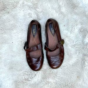 Roberto Vianni Comfort Brown Mary Jane Flats